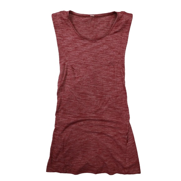 lululemon Women's Burgundy & Go Everywhere Twist Back Tank Top‎ Size 4 - Picture 1 of 6